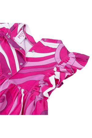 Girls Pink Abstract Print Dress EMILIO PUCCI KIDS | PY1012Z3687570BC